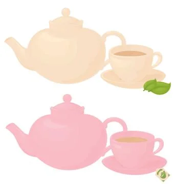 Spot of tea Stock Illustration