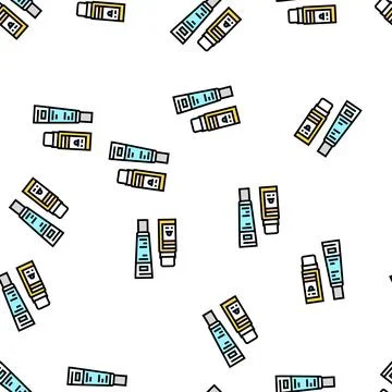 Spot treatment for face vector seamless pattern 스톡 일러스트