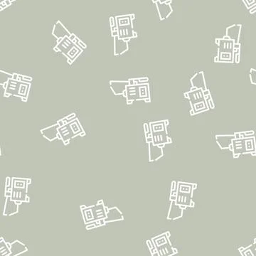 Spot welding line vector seamless pattern Stock Illustration