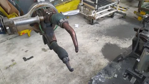 Spot welding machine Stock Footage 171412701