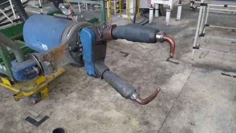 Spot welding machine Stock Footage 171420289