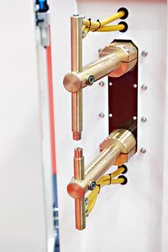 Spot welding machine Stock Photos