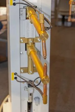 Spot Welding Metal Machine Stock Photos