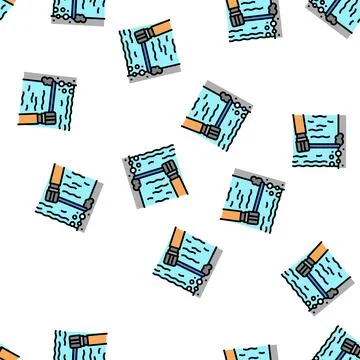 Spot welding vector seamless pattern Stock Illustration
