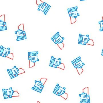 Spot welding vector seamless pattern Stock Illustration