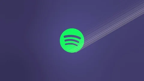 Spotify Logo Light Reveal Stock Footage 104739541