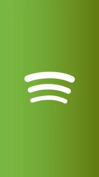 Spotify logo sign symbol vector. Mobile apps online service icon. Social Media Illustrazione stock
