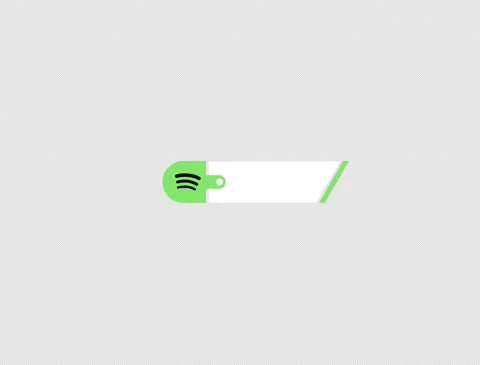 Spotify Lower third 4K Alpha Channel Without Text Stock Footage 238483101
