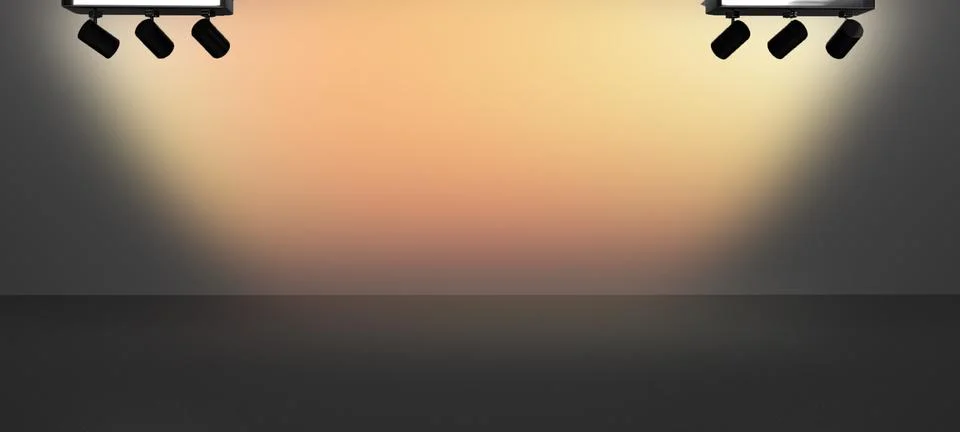 Spotlight abstract background wallpaper empty mock up blank studio scene Stock Illustration