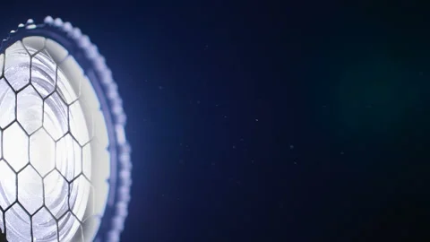 Spotlight and floating particles. Stock Footage 95710997