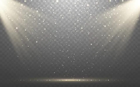Spotlight background. Gold glitter rays. Product display template. Award Stock Illustration