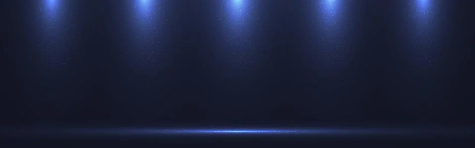 Spotlight background. Rays with glitter effect. Empty space with spotlights.. Stock Illustration