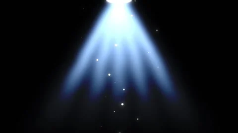 Spotlight beam, stage light, lighting effect, spotlight animation Stock Footage 347956709