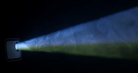 Spotlight Beam Through Haze. Stock Footage 326631587