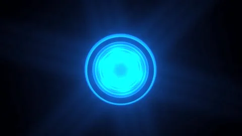 Spotlight blue light Stock Footage 97770498