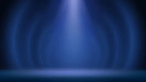 Spotlight blue stage background. Minimalist interior Backdrop displaying product Stock Illustration