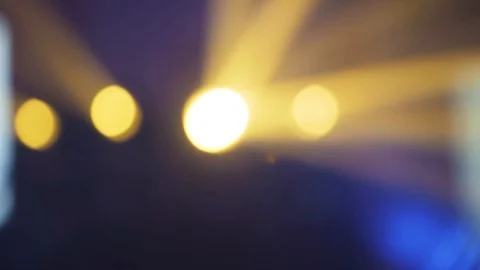 Spotlight on concert Stock Footage 85601731