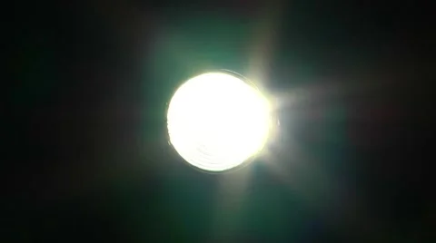 Spotlight in the dark Stock Footage 46636321