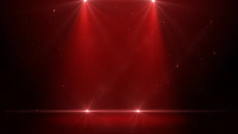 Spotlight effect on red background Stock Footage 293524792