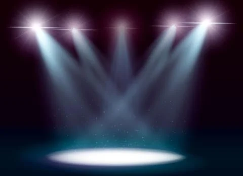 Spotlight effect. Shining. background. Vector illustration eps10. Stock Illustration