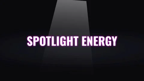 Spotlight Energy Reveal - Dramatic Lighting Concept on Dark Background Stock Footage 337502906