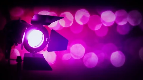 Spotlight, event or show concept video background loop Stock Footage 317172327