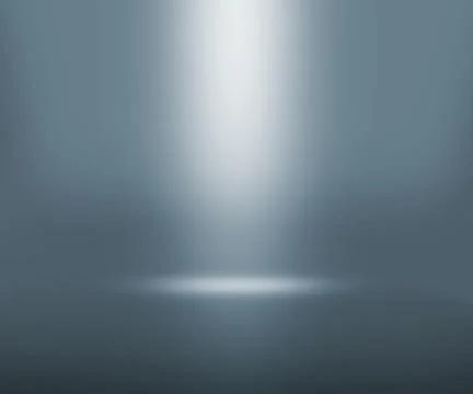 Spotlight gray room 스톡 일러스트