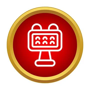 Spotlight icon presenting illumination, light, and equipment concept Stock Illustration