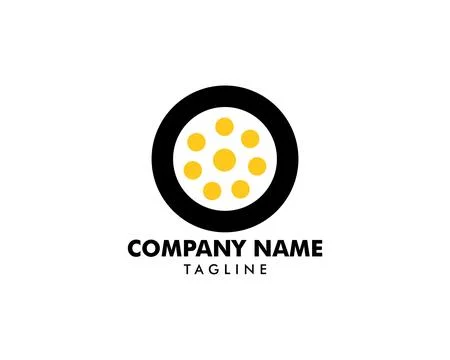Spotlight icon vector logo illustration Stock Illustration
