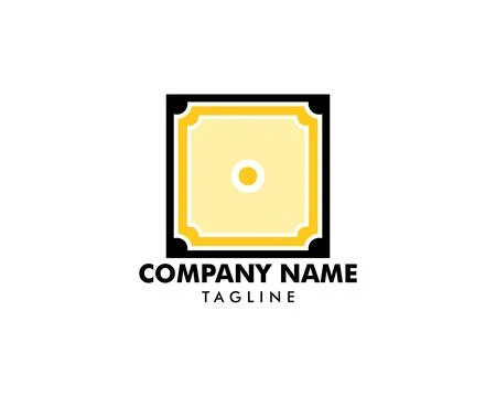 Spotlight icon vector logo illustration Stock Illustration