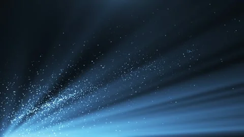 A spotlight illuminates the background of the stage. Spotlight with flying Stock Footage 299726307