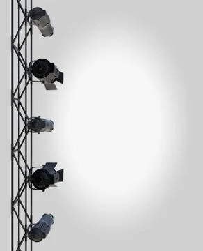 Spotlight layout Fotos Stock