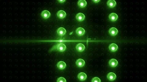 Spotlight new year 2018 4K green Video stock 82157276