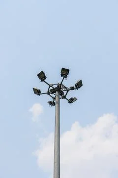 Spotlight pole Stock Photos