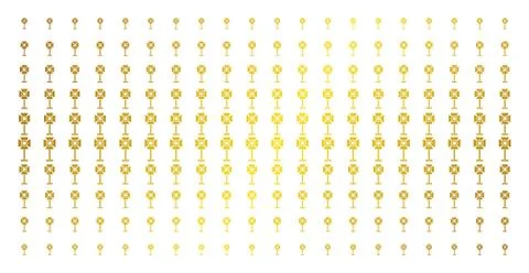 Spotlight Rack Gold Halftone Array Ilustración de archivo