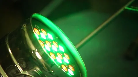 Spotlight shimmering in different colors Stock-Footage 64639795
