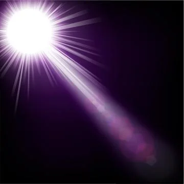 Spotlight Shining Floor, Vector Illustration Stock Illustration