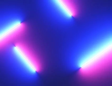 Spotlight on stage 3d render Stockillustratie