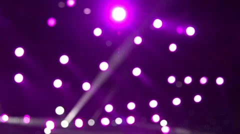 Spotlight strike through the darkness on stage. Stage lights. Several projectors Video stock 65139113