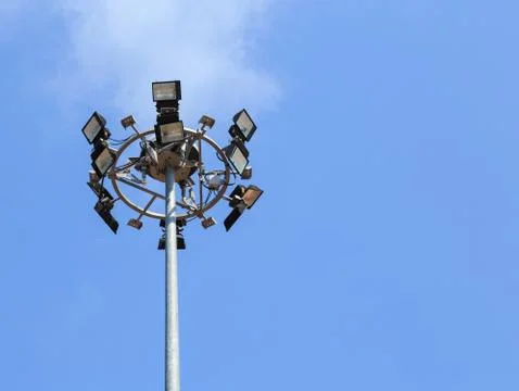 Spotlight tower Stock Photos