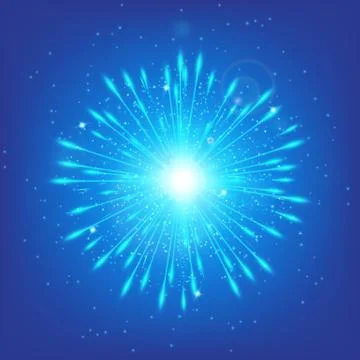 Spotlight vector azure Stock Illustration