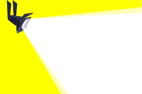 Spotlight vector background. Spotlight with bright lights. Vector set of light Stock Illustration