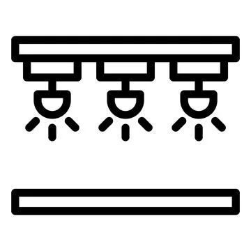 Spotlight Vector Icon Design Illustration Illustrazione stock