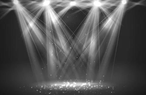 Spotlight vintage background. Stock Illustration