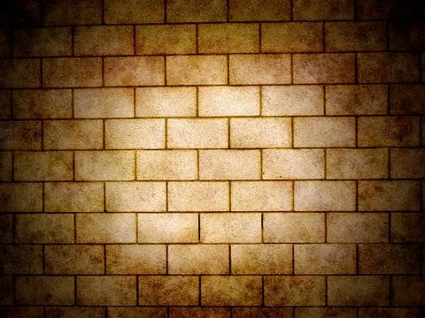 Spotlight wall Stock Illustration