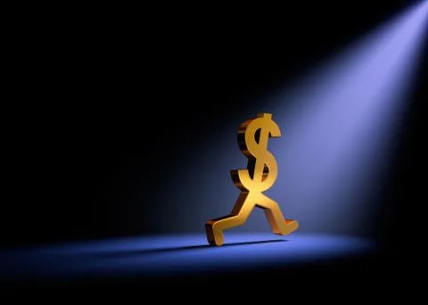 SpotlightOnRunawayCosts sRGB Illustrazione stock