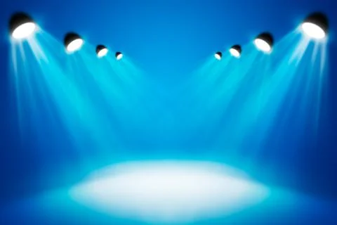 Spotlights abstract lighting equipment Stock Illustration