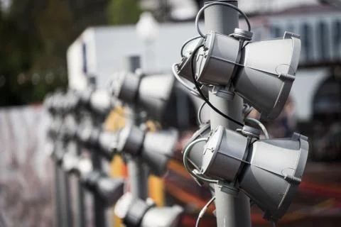 Spotlights Barca Stock Photos