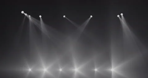 Spotlights blink randomly. Stock Footage 124702055