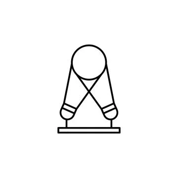 Spotlights icon. Element of lighting icon for mobile concept and web apps. Thin Stock Illustration